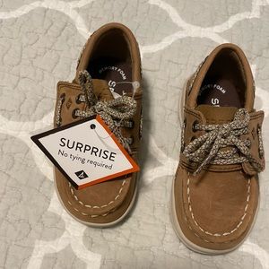 Toddler Sperry shoes.